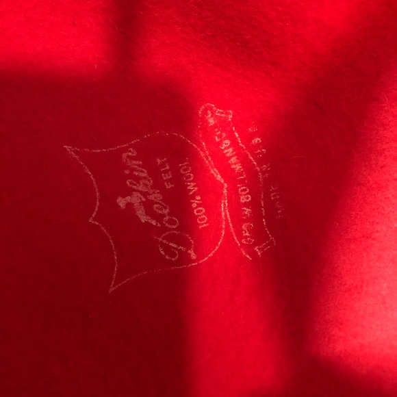 Vintage Orange Bonnet Style Hat w/Feather & Bow - Picture 7 of 10